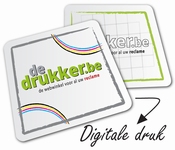 Bierkaartjes vierkant (93mm) digitaal Recto/verso